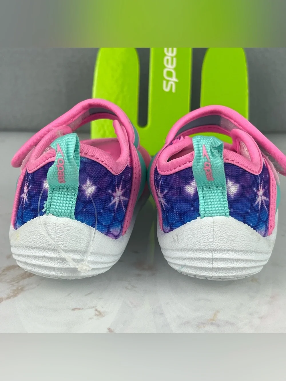 NEW Kids SPEEDO Water Shoes Mermaid Scaled Girls Small Fits Sizes 5 & 6